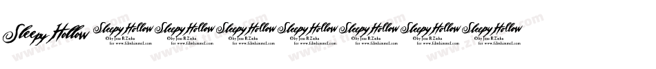 Sleepy Hollow 3字体转换